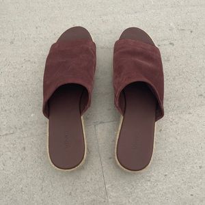 Vince wine espadrilles